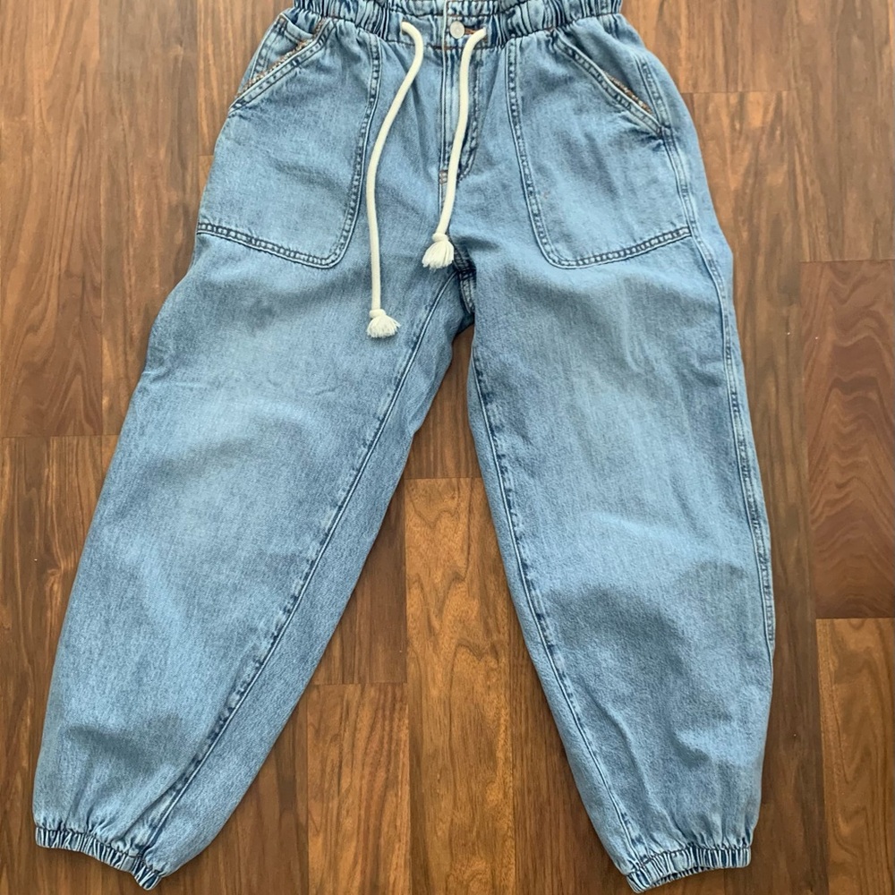 Maurices Mid Rise Denim Joggers